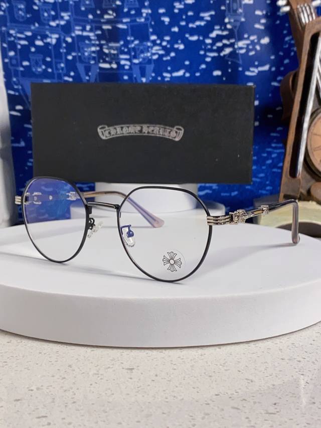 Chrome Hearts 2025 New Retro Style Eyeglasses Frames for Men and Women, Korean S