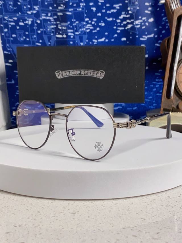 Chrome Hearts 2025 New Retro Style Eyeglasses Frames for Men and Women, Korean S