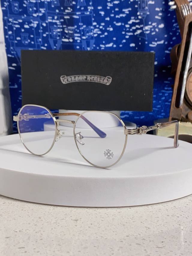 Chrome Hearts 2025 New Retro Style Eyeglasses Frames for Men and Women, Korean S