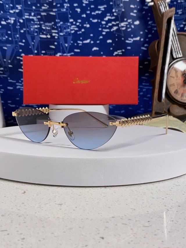 Cartier 2025 European and American luxury women's personalized avant-garde frame