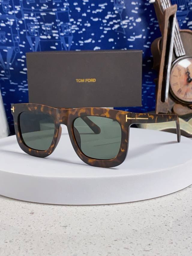 Tomford 2025 Large Frame Trendy Sunglasses for Women, High-End Look, Face-Slimmi