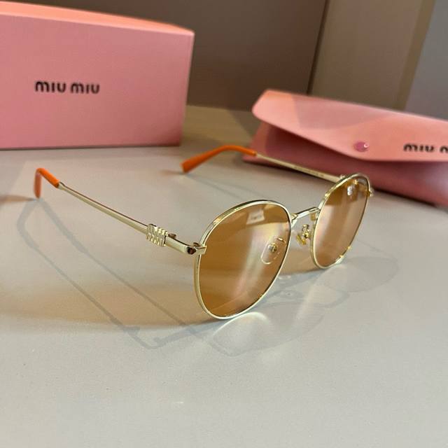 Miumiu 25th Anniversary European Style New High-End Personalized Sunglasses Ddd