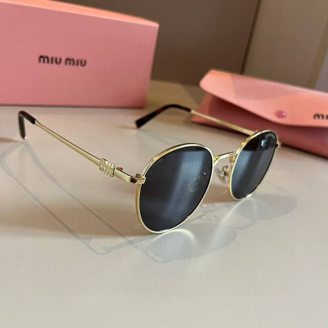 Miumiu 25th Anniversary European Style New High-End Personalized Sunglasses Ddd
