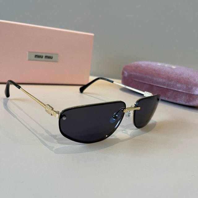 Miumiu 25th Anniversary European Style New High-End Personalized Sunglasses Ddd