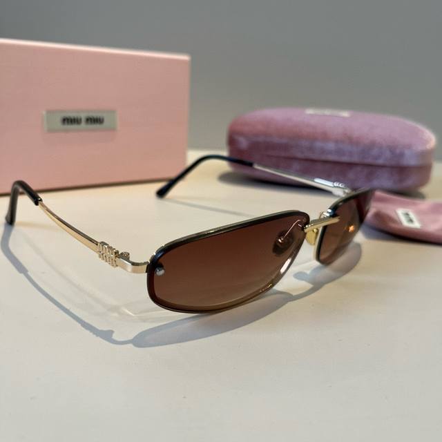 Miumiu 25th Anniversary European Style New High-End Personalized Sunglasses Ddd