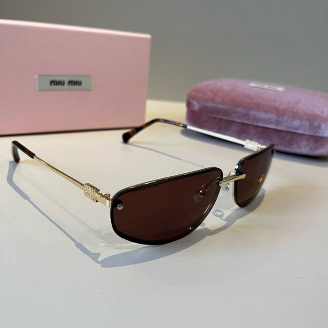 Miumiu 25th Anniversary European Style New High-End Personalized Sunglasses Ddd