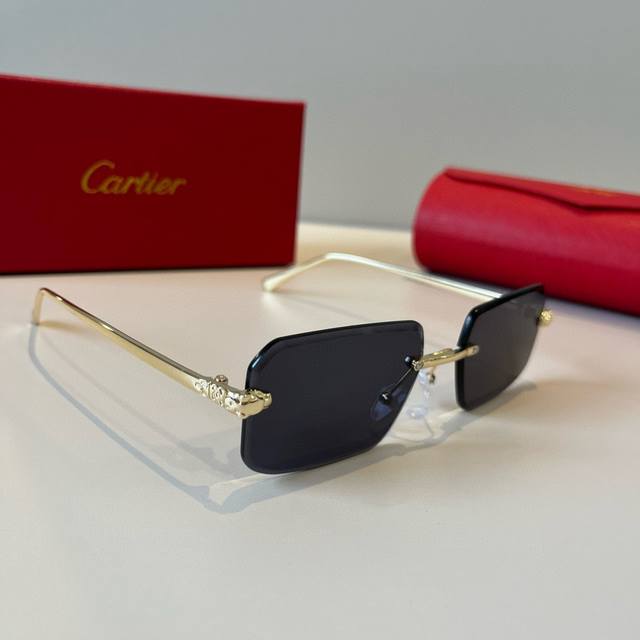 Cartie* Exquisite Cartie Sunglasses, made of metal, PC, with ten frameless, ultr