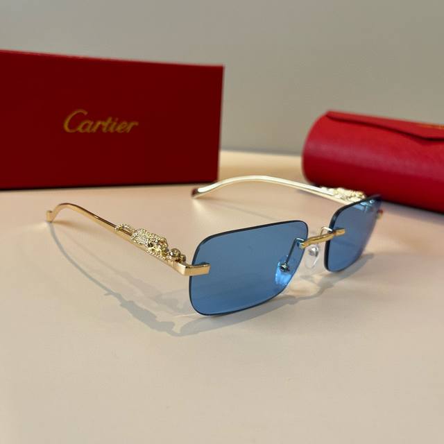 Cartie* Exquisite Cartie Sunglasses, made of metal, PC, with frameless, ultra-li