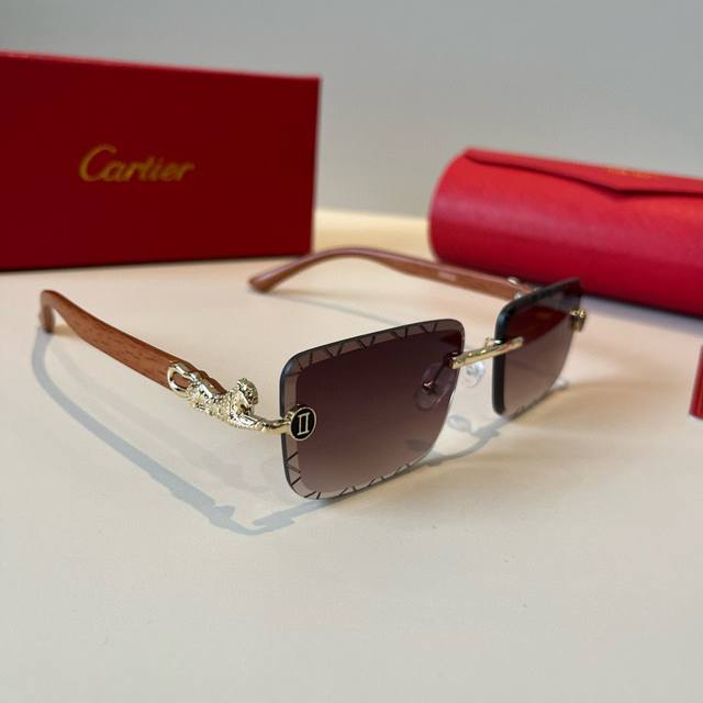 Cartie* Exquisite Cartie Sunglasses, made of metal, PC, with frameless, ultra-li