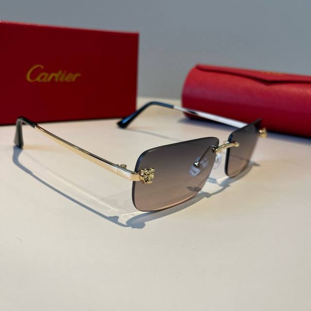 Cartie* Exquisite Cartie Sunglasses, made of metal, PC, with frameless, ultra-li