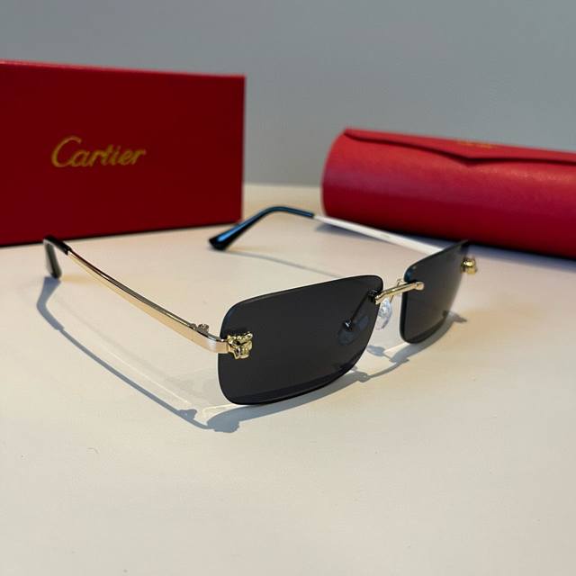 Cartie* Exquisite Cartie Sunglasses, made of metal, PC, with ten frameless, ultr