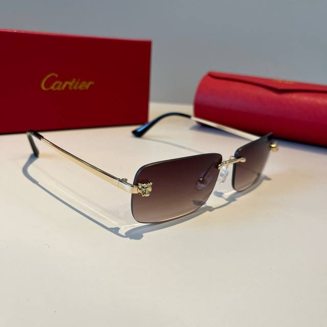 Cartie* Exquisite Cartie Sunglasses, made of metal, PC, with frameless, ultra-li