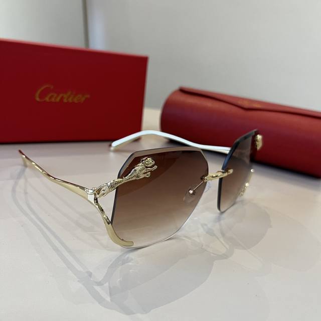 Cartie* Exquisite Cartie Sunglasses, made of metal, PC, with frameless, ultra-li