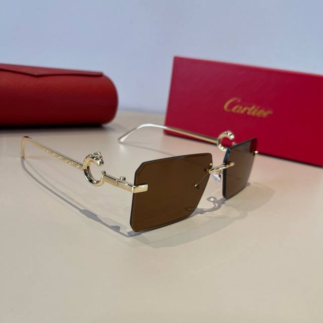 Cartie* Exquisite Cartie Sunglasses, made of metal, PC, with frameless, ultra-li