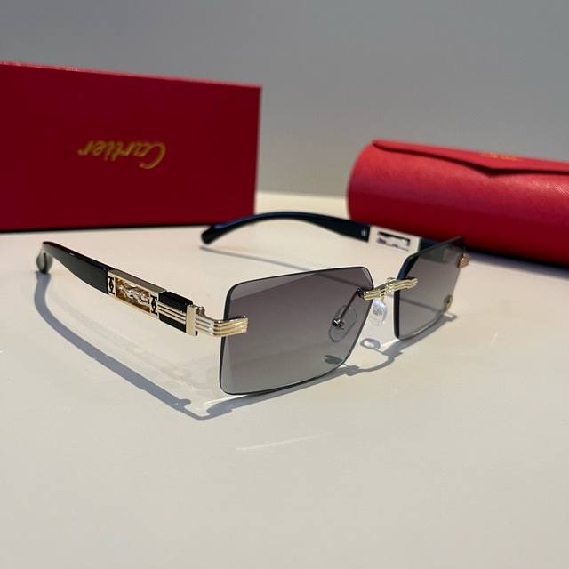 Cartie* Exquisite Cartie Sunglasses, made of metal, PC, with frameless, ultra-li