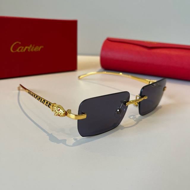 Cartie* Exquisite Cartie Sunglasses, made of metal, PC, with frameless, ultra-li