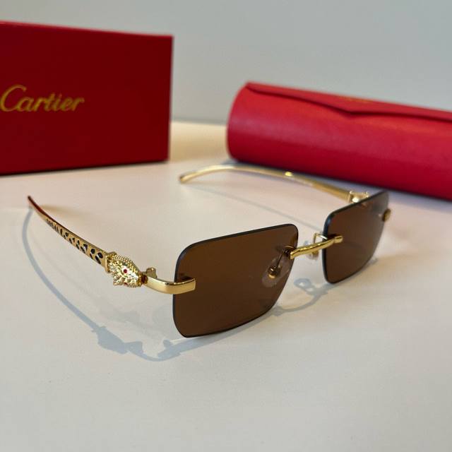 Cartie* Exquisite Cartie Sunglasses, made of metal, PC, with frameless, ultra-li
