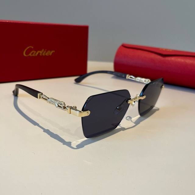 Cartie* Exquisite Cartie Sunglasses, made of metal, PC, with frameless, ultra-li