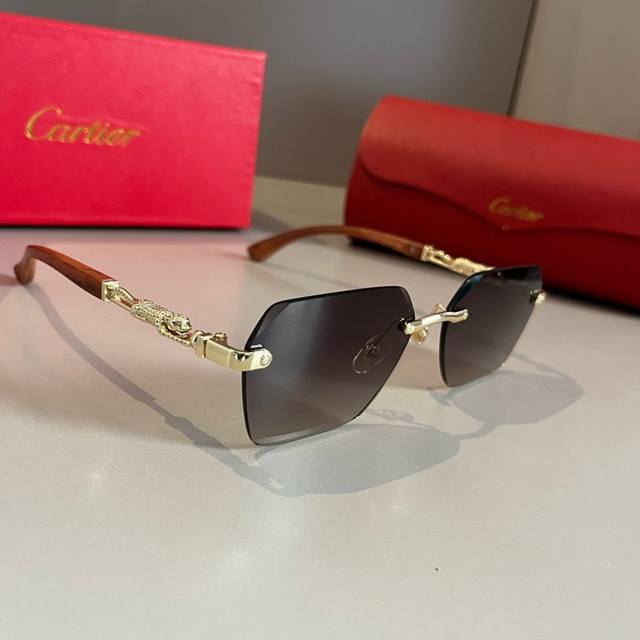 Cartie* Exquisite Cartie Sunglasses, made of metal, PC, with frameless, ultra-li