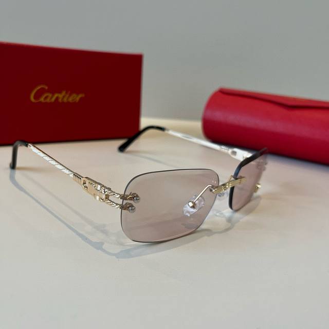 Cartie* Exquisite Cartie Sunglasses, made of metal, PC, with frameless, ultra-li