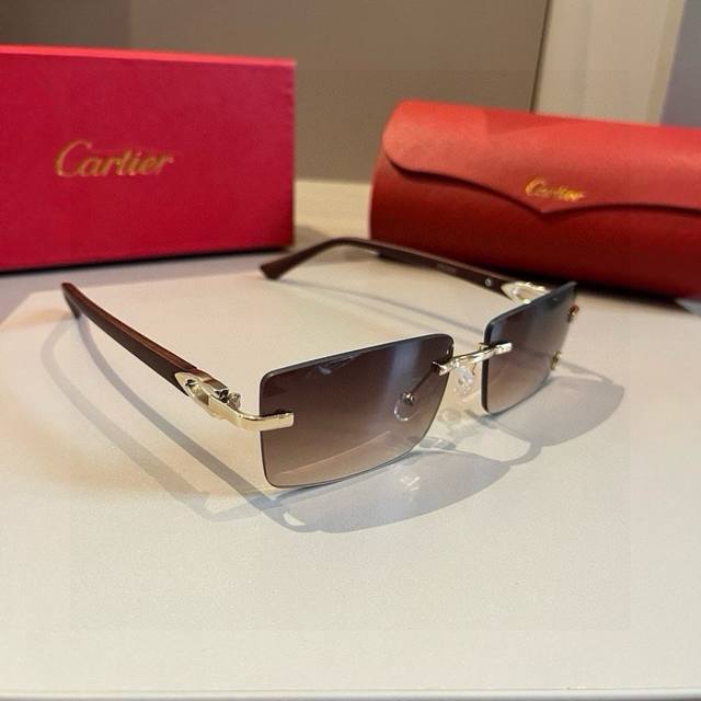 Cartie* Exquisite Cartie Sunglasses, made of metal, PC, with frameless, ultra-li