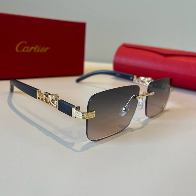 Cartie* Exquisite Cartie Sunglasses, made of metal, PC, with frameless, ultra-li
