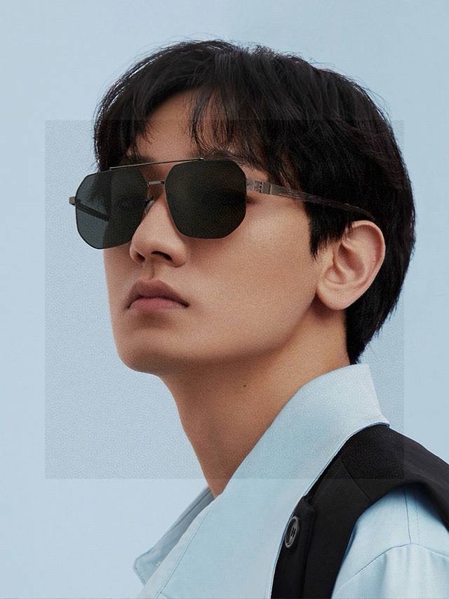 Gucci 2025 New Unisex Couple Sunglasses, Polygonal Sunglasses, IP Electroplating