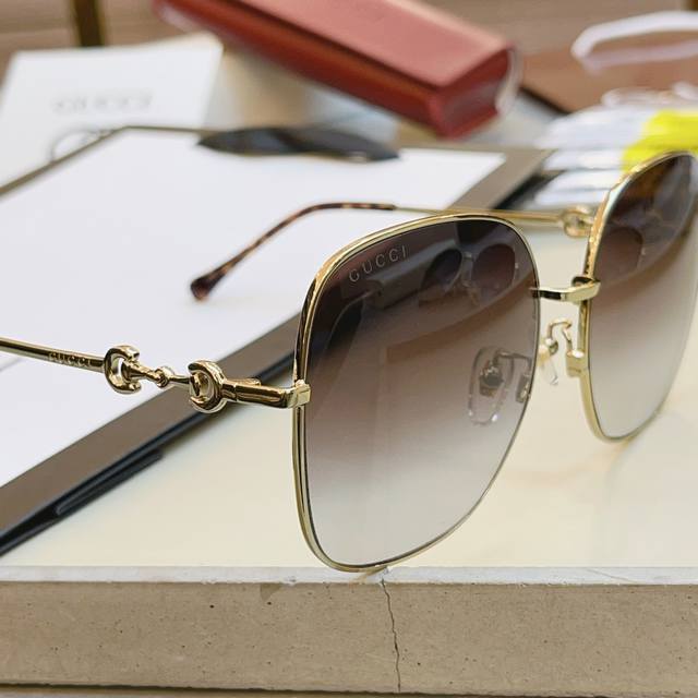 Horsebit buckle, Lu Han's same style, high quality 1:1 replica, barcode bag pack