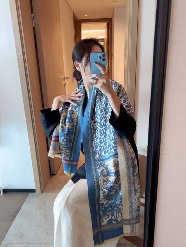 Dior Hot Selling Item! Latest Boutique Style, Double-Sided Cashmere, Super Versa