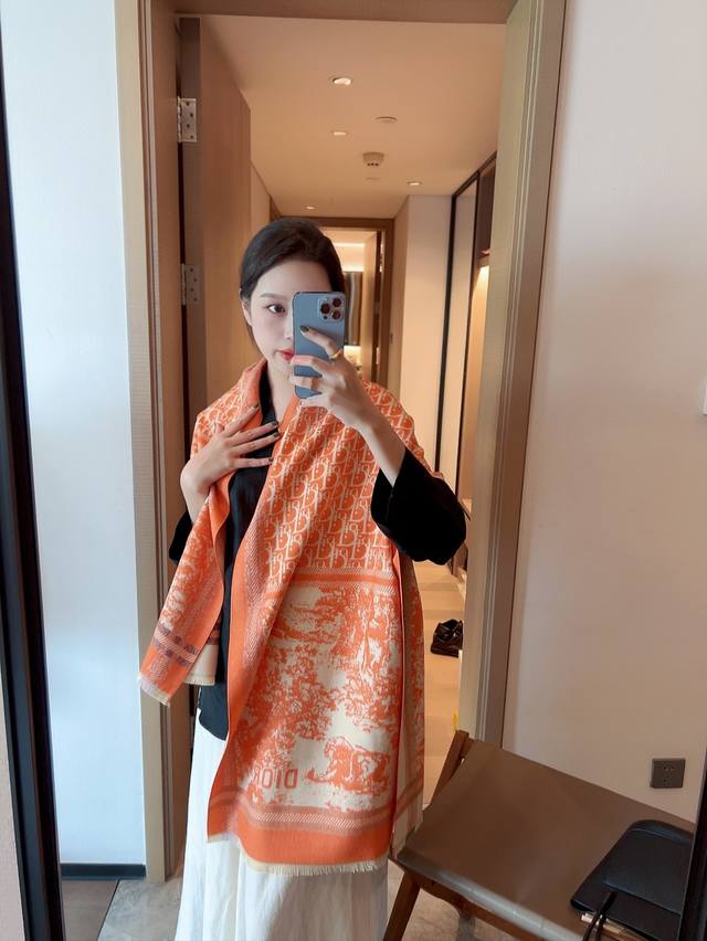 Dior Hot Selling Item! Latest Boutique Style, Double-Sided Cashmere, Super Versa