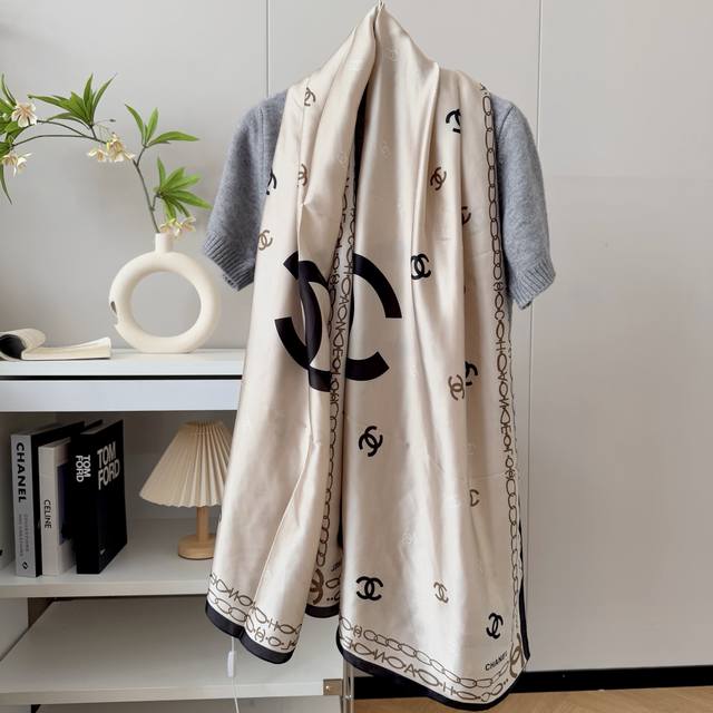 New Arrival! This new silk satin long scarf is truly breathtaking! The effect wh