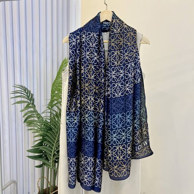 New Arrival! This new silk satin long scarf is truly breathtaking! The effect wh