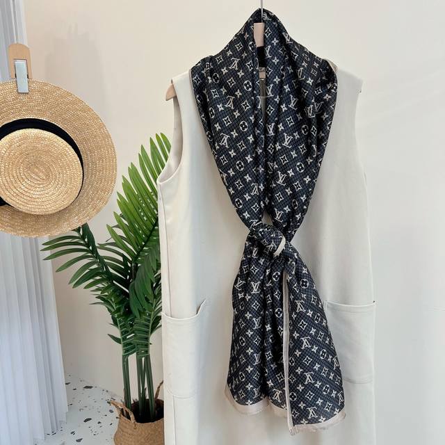 New Arrival! This new silk satin long scarf is truly breathtaking! The effect wh