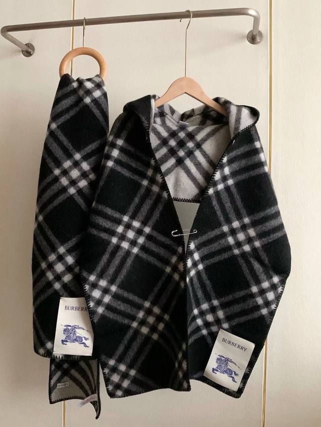 Burberry black hat, high-quality version, no safety pin, selling out fast! A mus