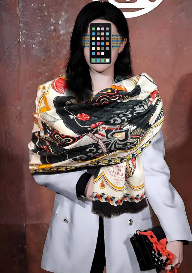 New Arrival 2025 Hermes Reversible Same Color Galloping Horse Scarf - So beautif