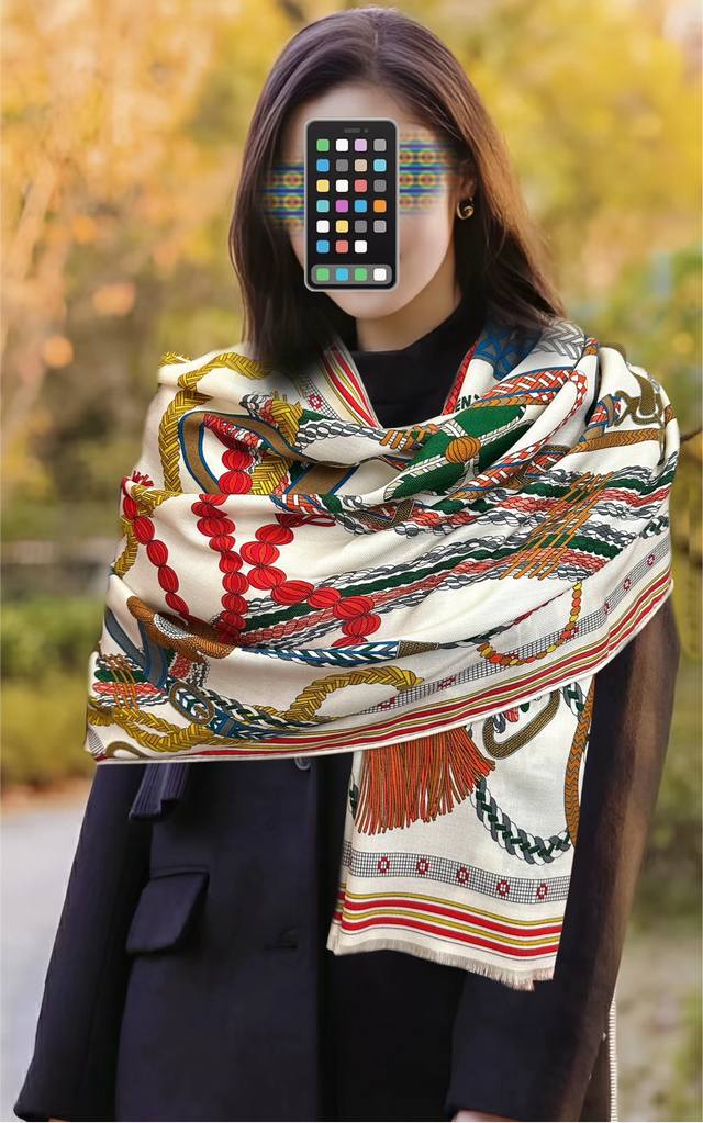 New 2025 Hermes reversible scarf in the same color is so beautiful! You have to