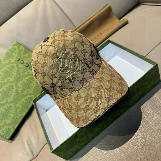 Comes with box and tote bag, Gucci baseball cap, original single-piece design, g