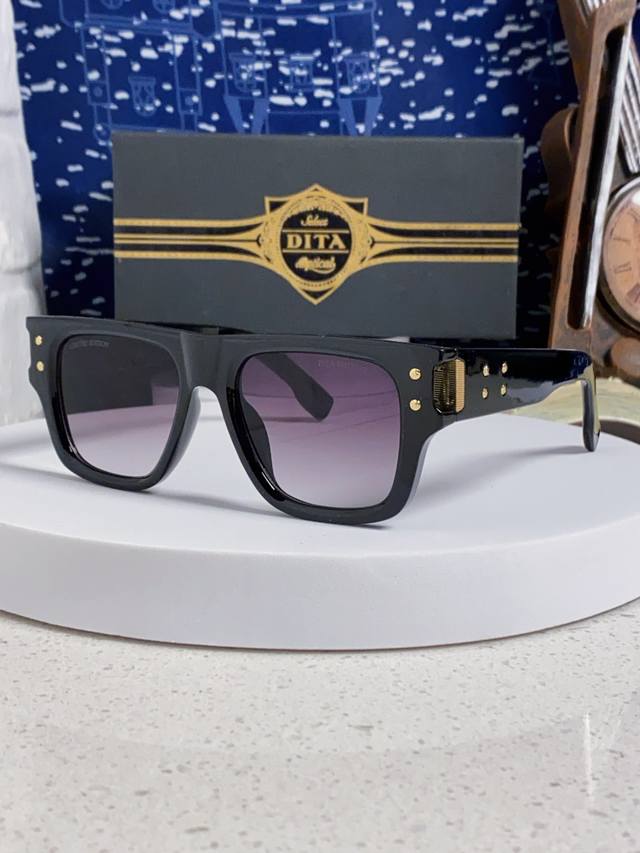 Dita New High-End European and American Style Square Frame Slimming Simple Sungl