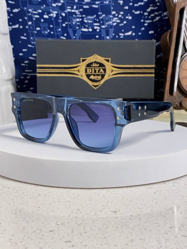 Dita New High-End European and American Style Square Frame Slimming Simple Sungl