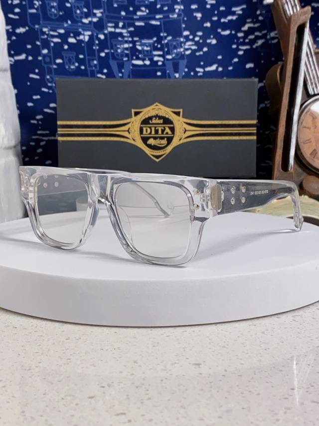 Dita's new high-end European and American style square frame sunglasses for men