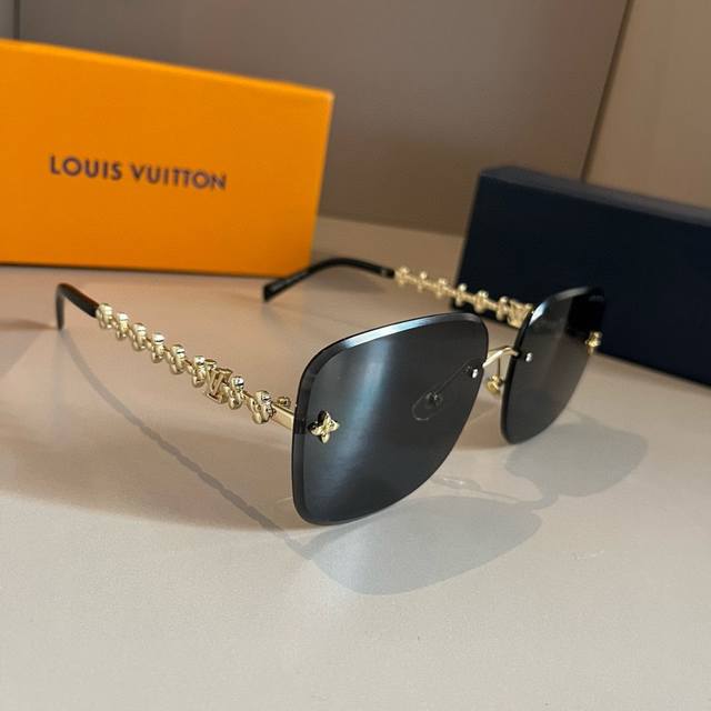 Louis Vuitton sunglasses, sunshades, high-fashion European and American style, D