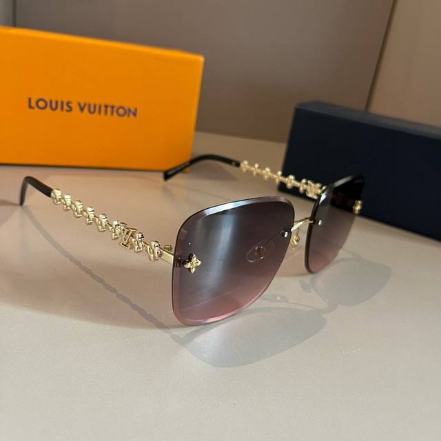 Louis Vuitton sunglasses, sunshades, high-fashion European and American style, D