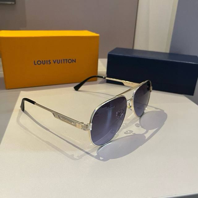 Louis Vuitton men's sunglasses, polarized sunglasses, high-end European and Amer