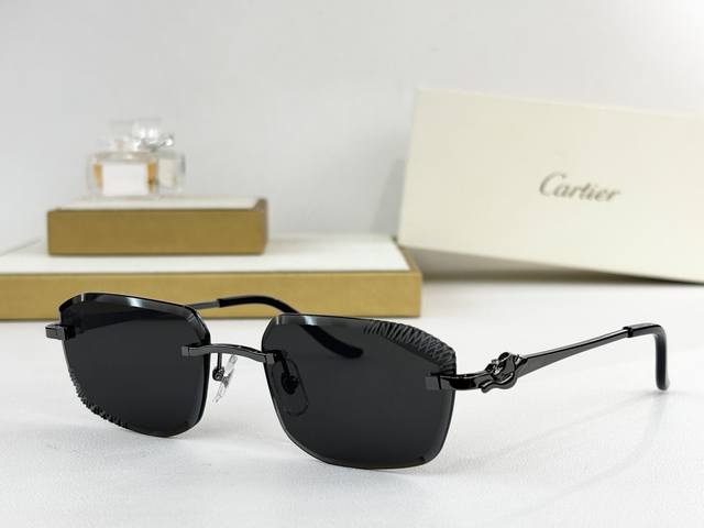 Cartier Mod: Ct0825S Size: 56mm x 20-135mm Gold Plated No Yellowing Photo Chromi