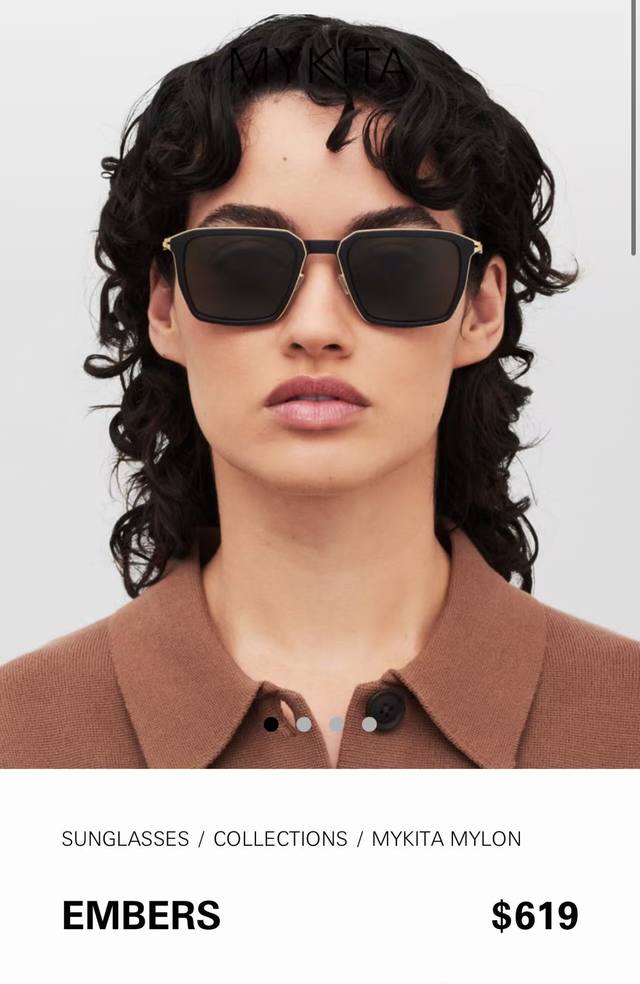 Mykitamodel: Embers size: 48 (21-140) Sunglasses, Optical Lenses (Ddd)