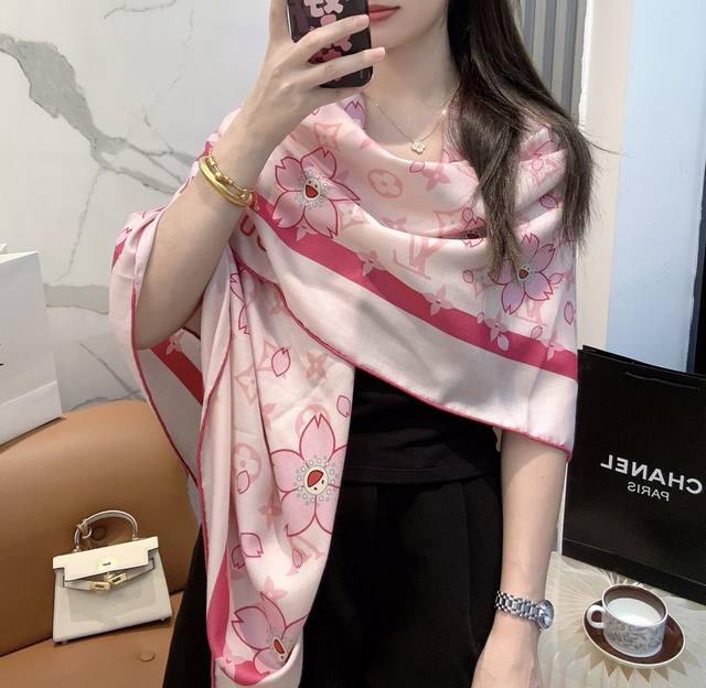 Louis Vuitton's latest boutique main piece, featuring cherry blossoms, is incred