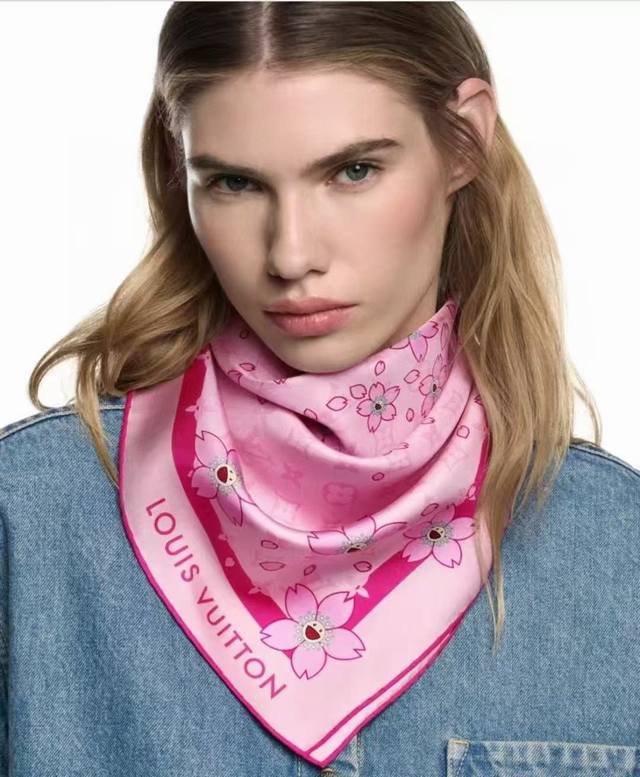 High-version LV official website synchronized double-sided same color sunflower