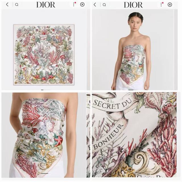 High-quality Dior 2025 new official website synchronized floral series, it's so