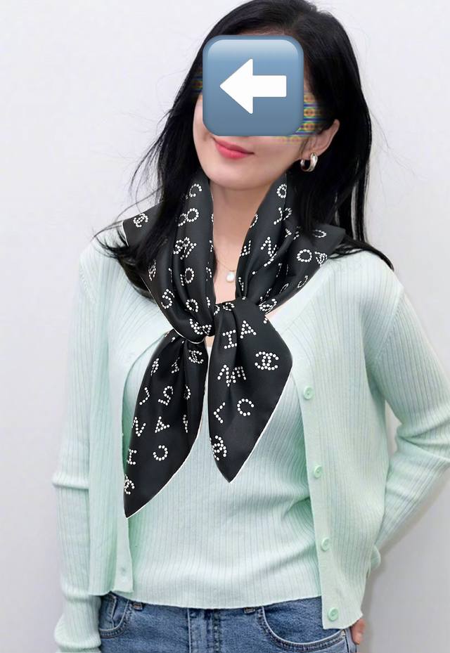 2610 Chanel official website synchronized double-sided same color 18 momme high