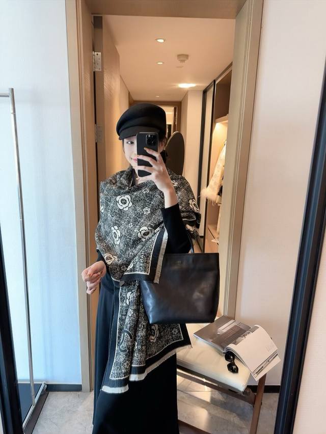 Chanel Cashmere Long Scarf, New Arrival, Highly Recommended. Heavyweight importe